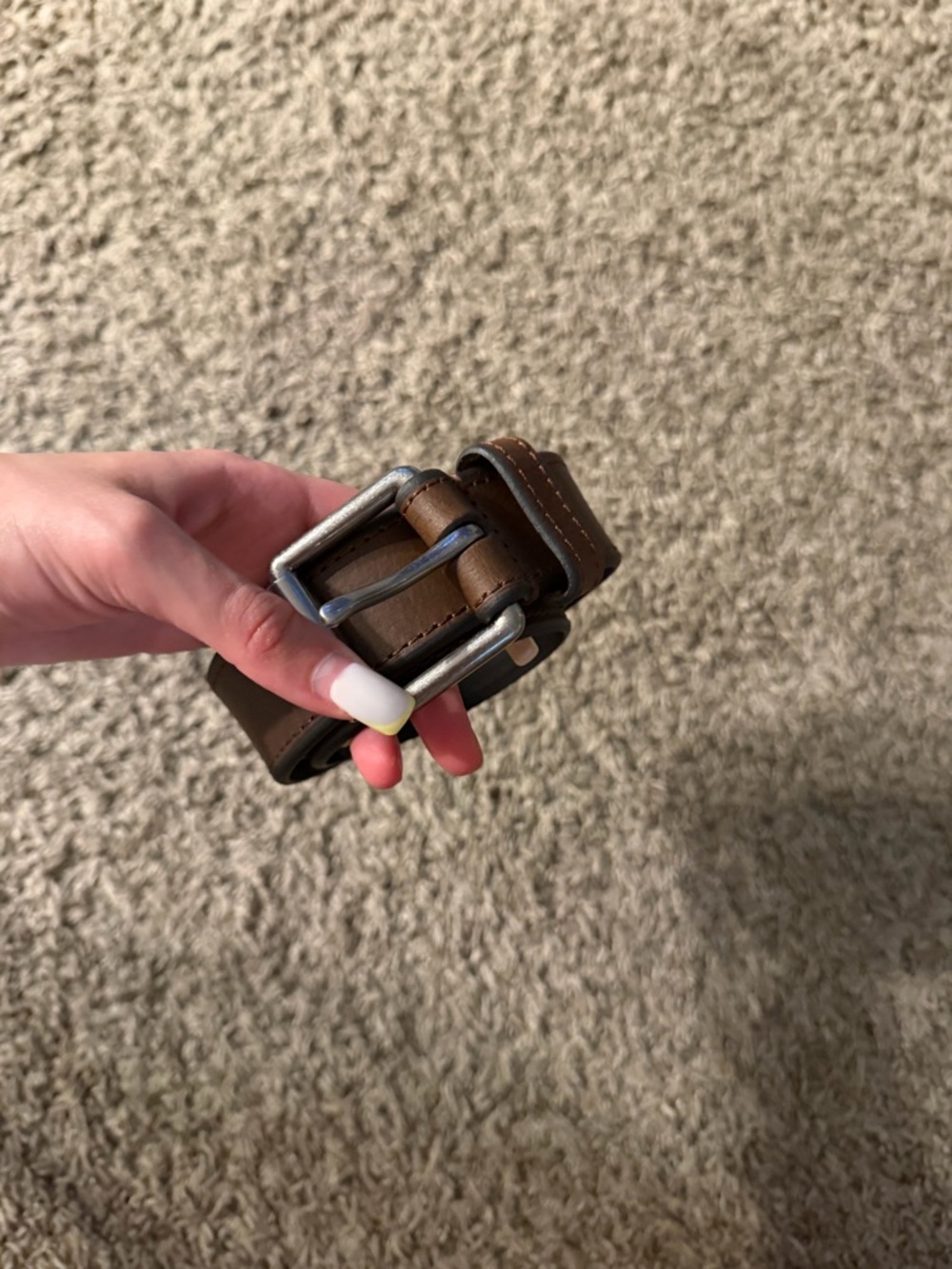 men’s brown belt